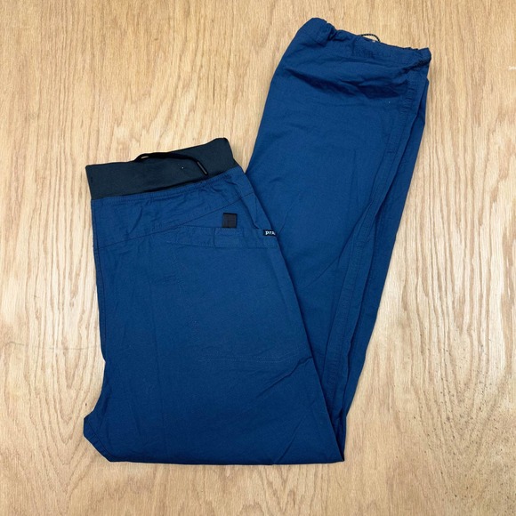 Prana Pants Mens Prana Ripstop Rock Climbing Cinch Hem Pants Blue L